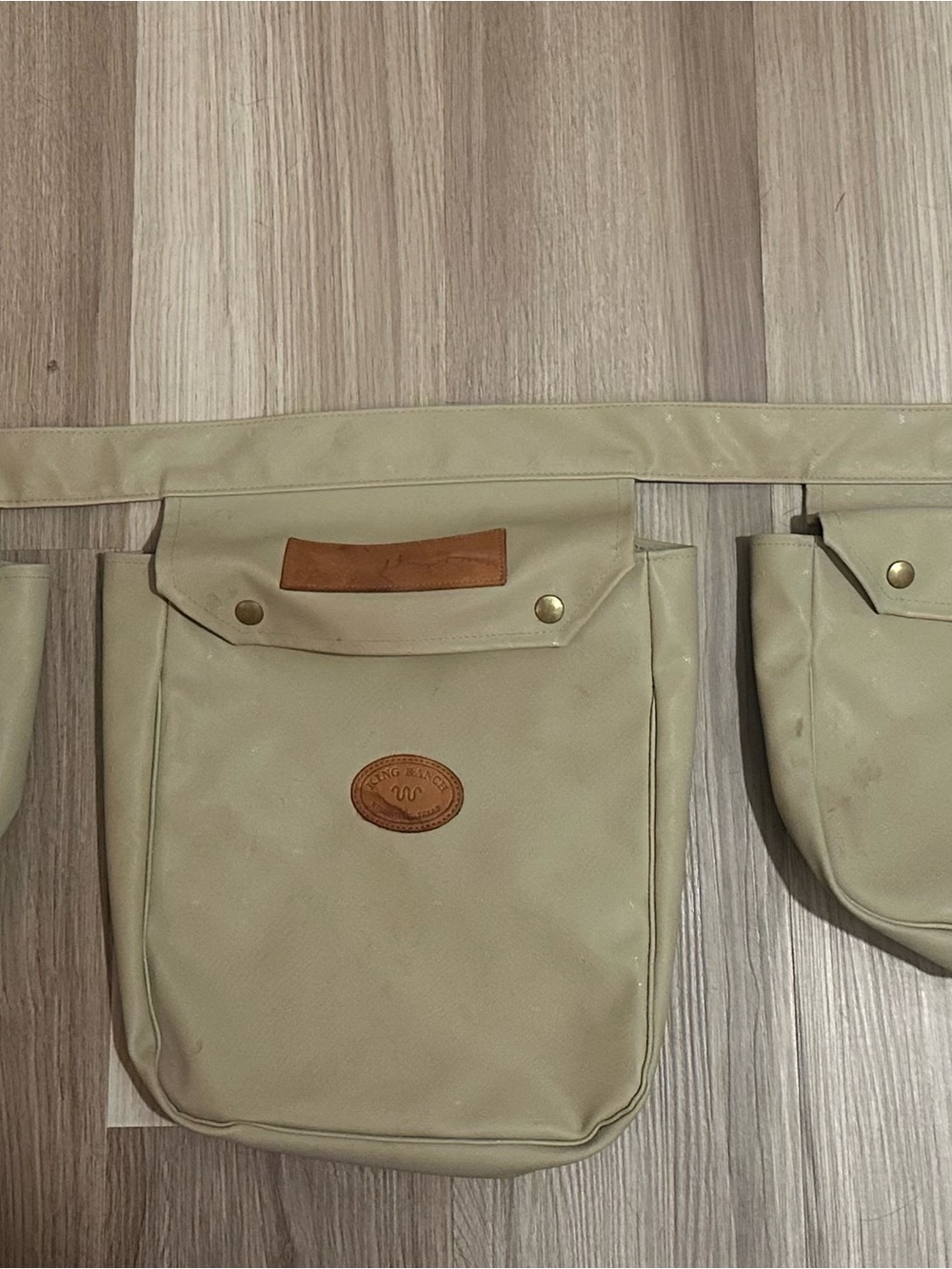 King Ranch Bird Belt Hunting Waist Pack 3 Pocket Shell Belt Canvas Leather New C